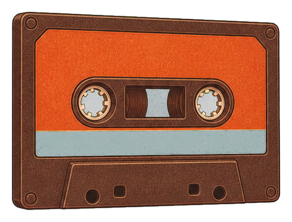 Preview for Cassette Tape Sticker Graphic