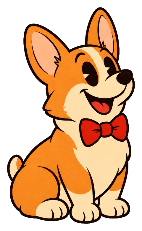 Preview for Vintage Corgi Dapper Bowtie