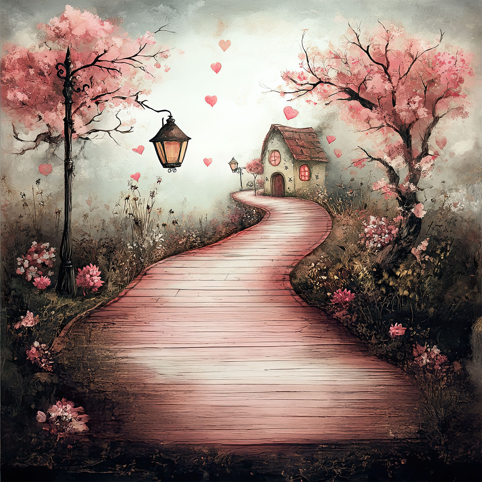 Preview for Whimsical-path-serene-cottage-nature-backdrop-background-01d73