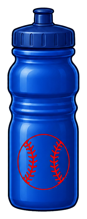 Preview for Baseball Water Bottle Sticker