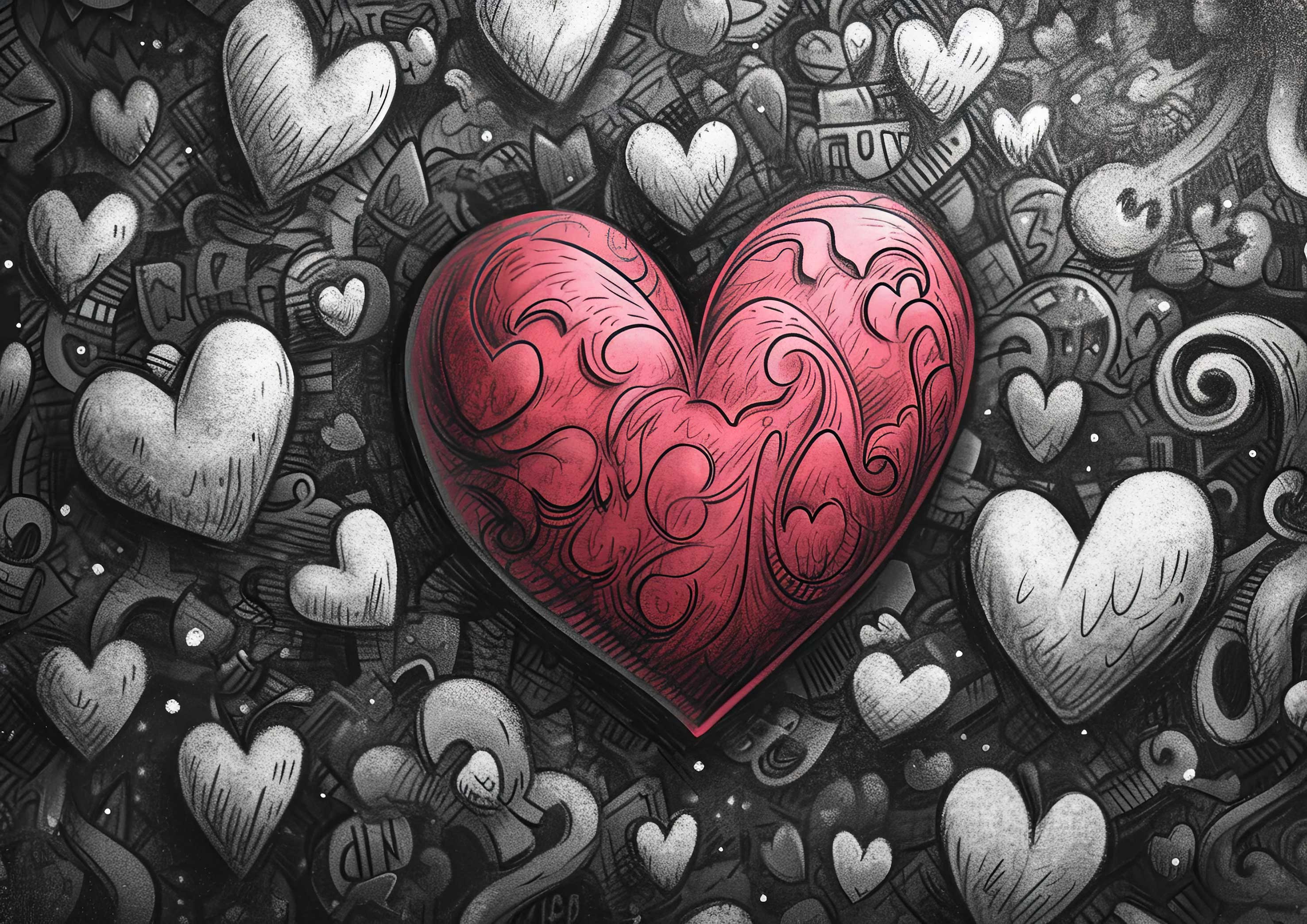 Preview for Red-heart-whimsical-design-love-background-7dc45