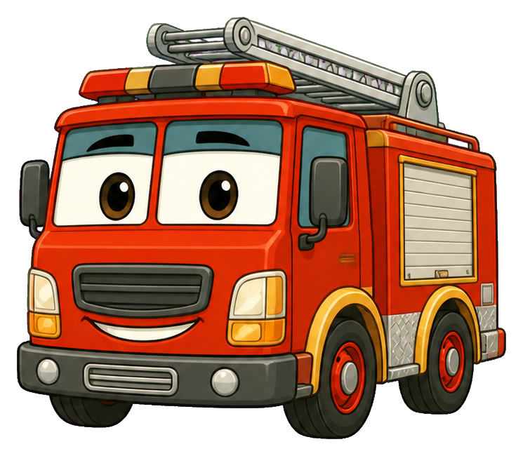 Preview for Heroic Fire Engine Character Sticker