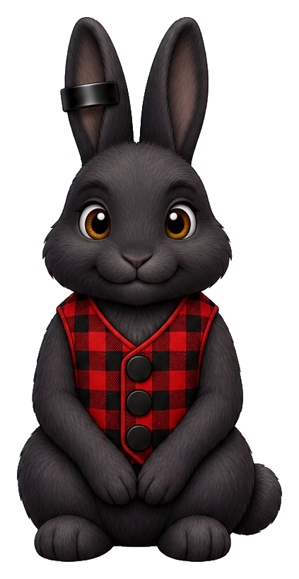 Preview for Plaid Punk Bunny Sticker