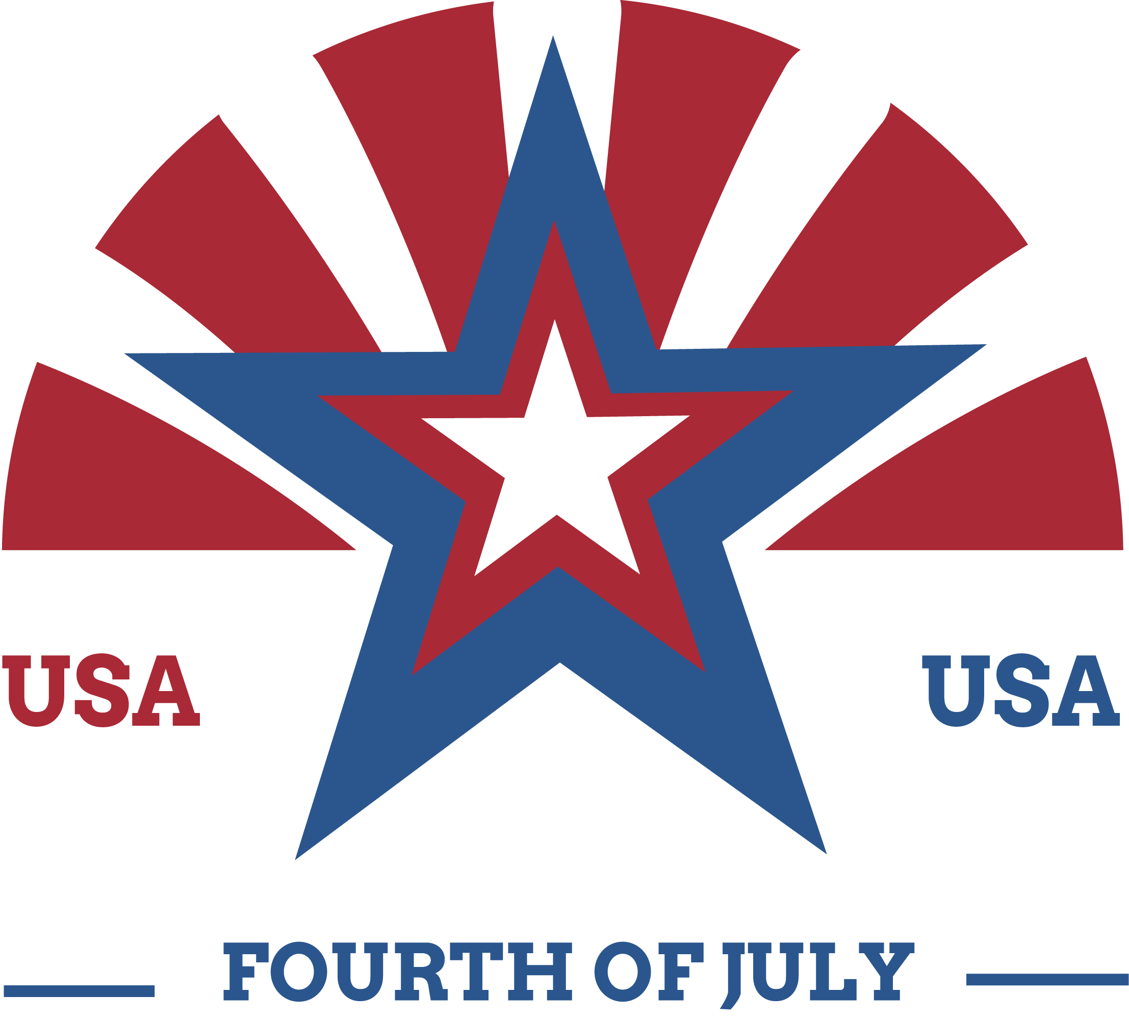 Preview for Fourth-of-july-patriotic-design-sticker-97751