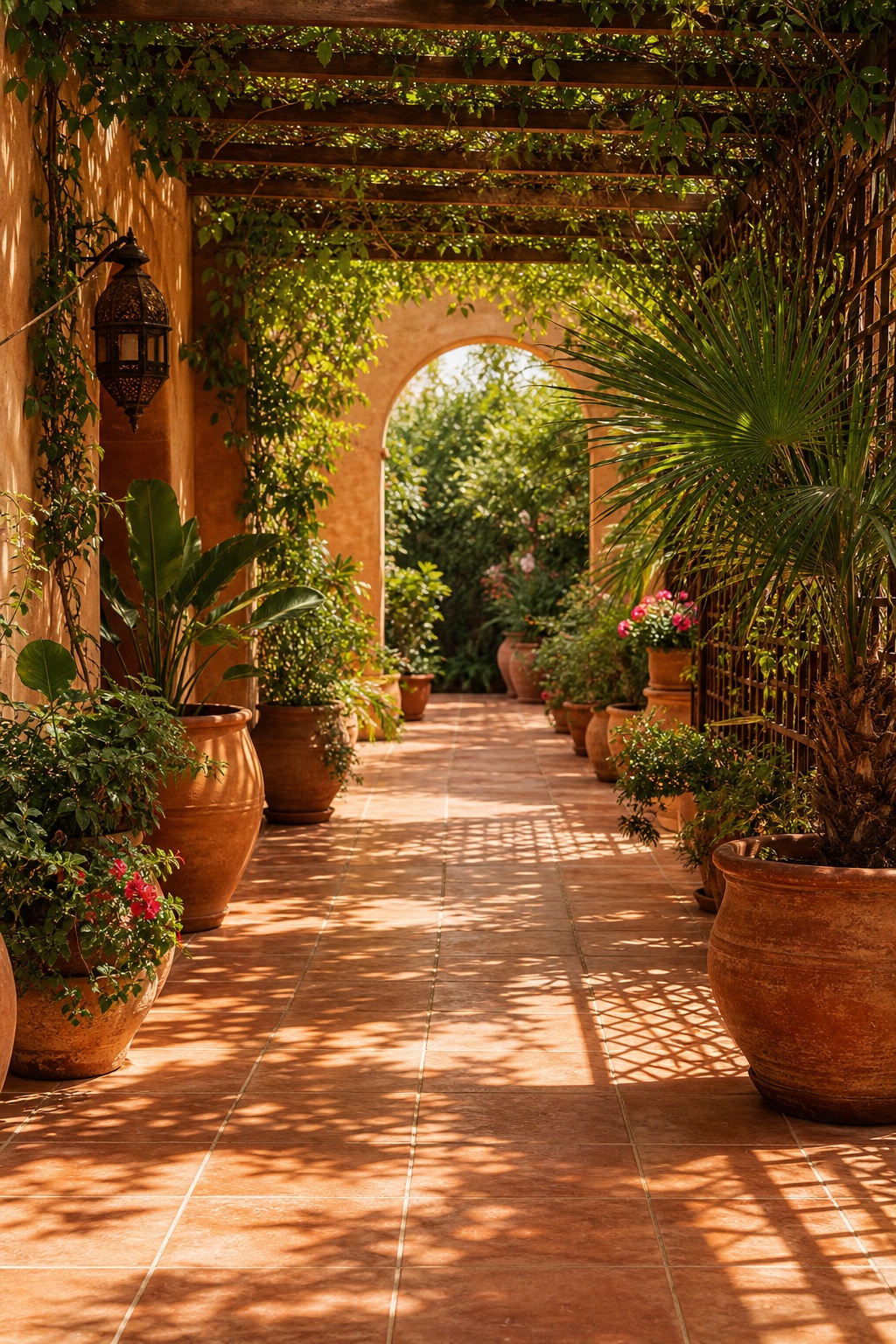 Preview for Mediterranean Terracotta Patio Background
