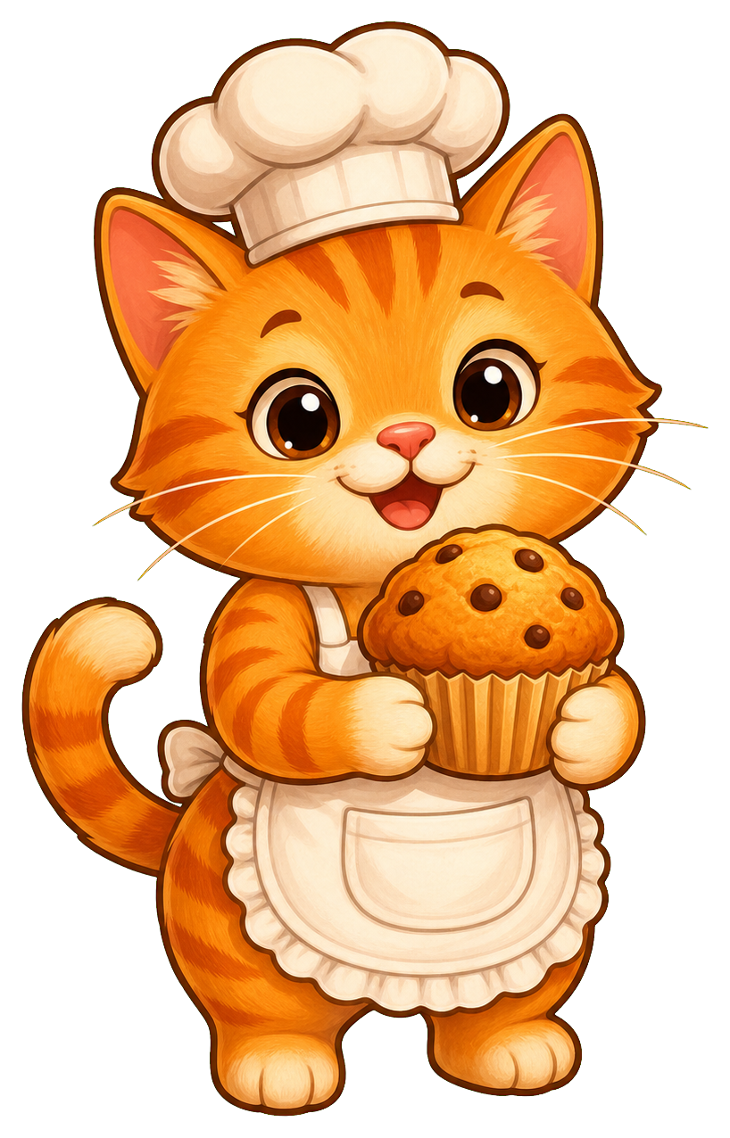 Preview for Cat Baker Muffin Sticker