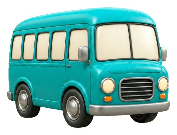 Preview for 3d Tiny Vehicles Mini Bus