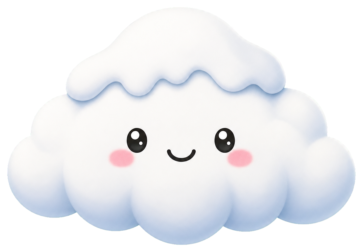 Preview for Cloud With Snowcap Sticker