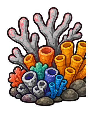 Preview for Coral Reef Piece Sticker