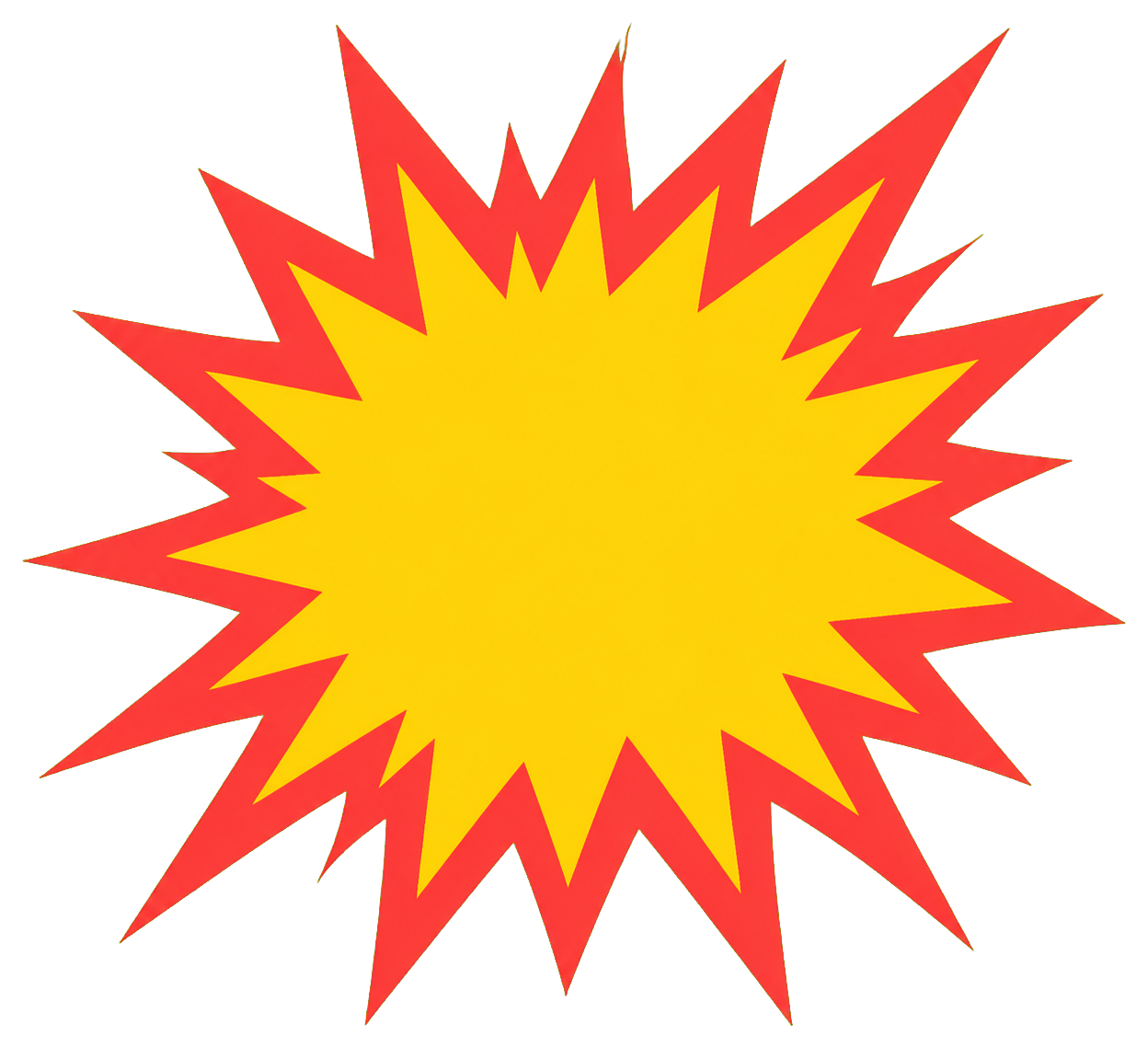 Preview for Big Jagged Burst Sticker