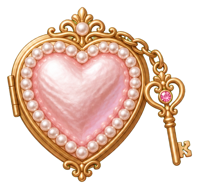 Preview for Pearl Heart Locket Sticker