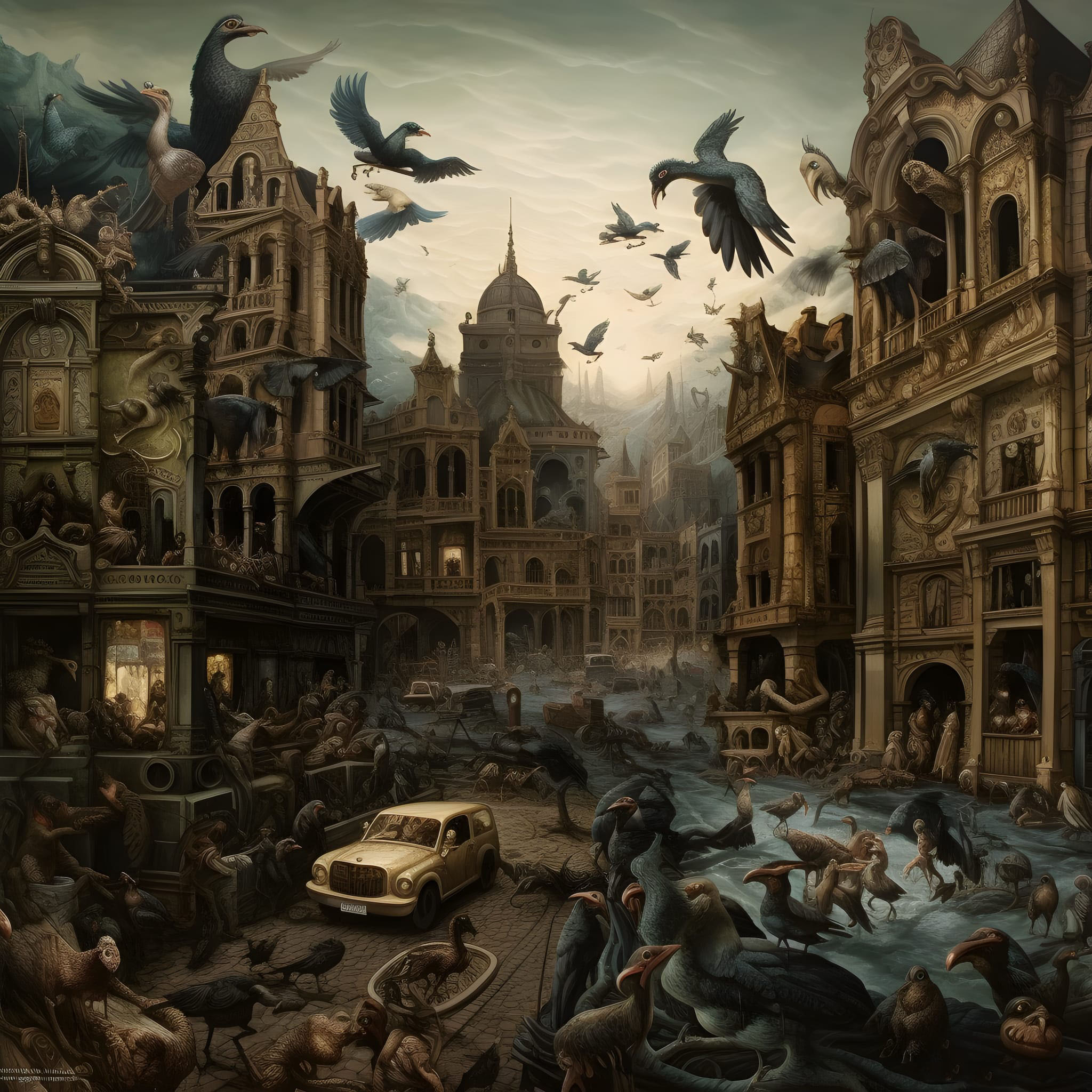 Preview for Surreal-abandoned-cityscape-ai-images-background-9afe0