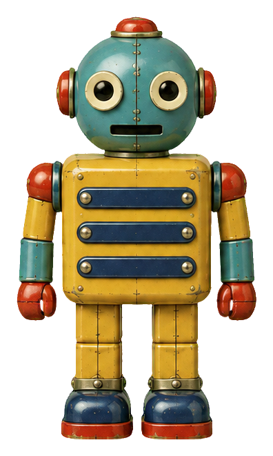 Preview for Tin Toy Robots Ribbed Torso