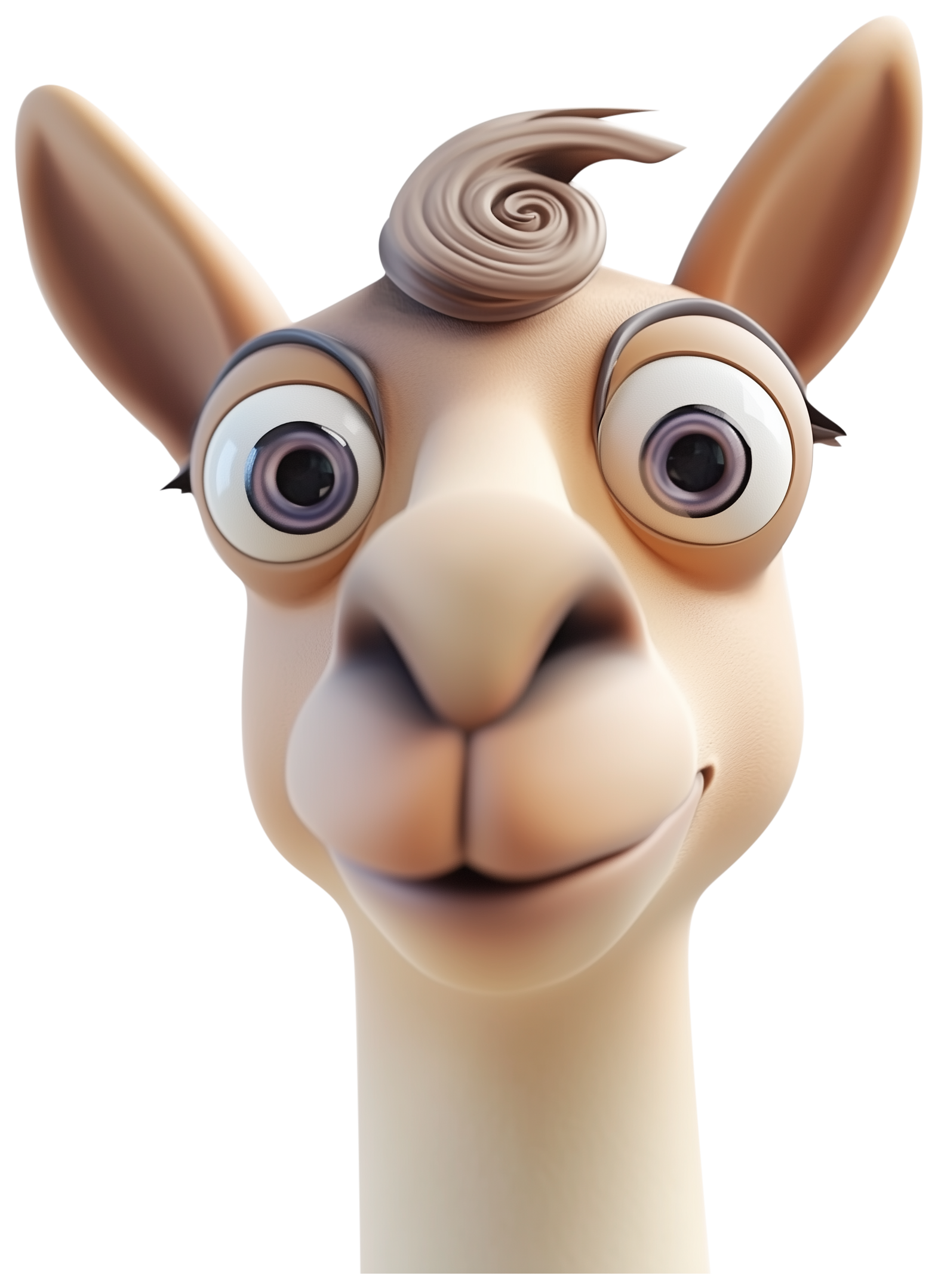 Preview for Llama Emoji Sticker Graphic