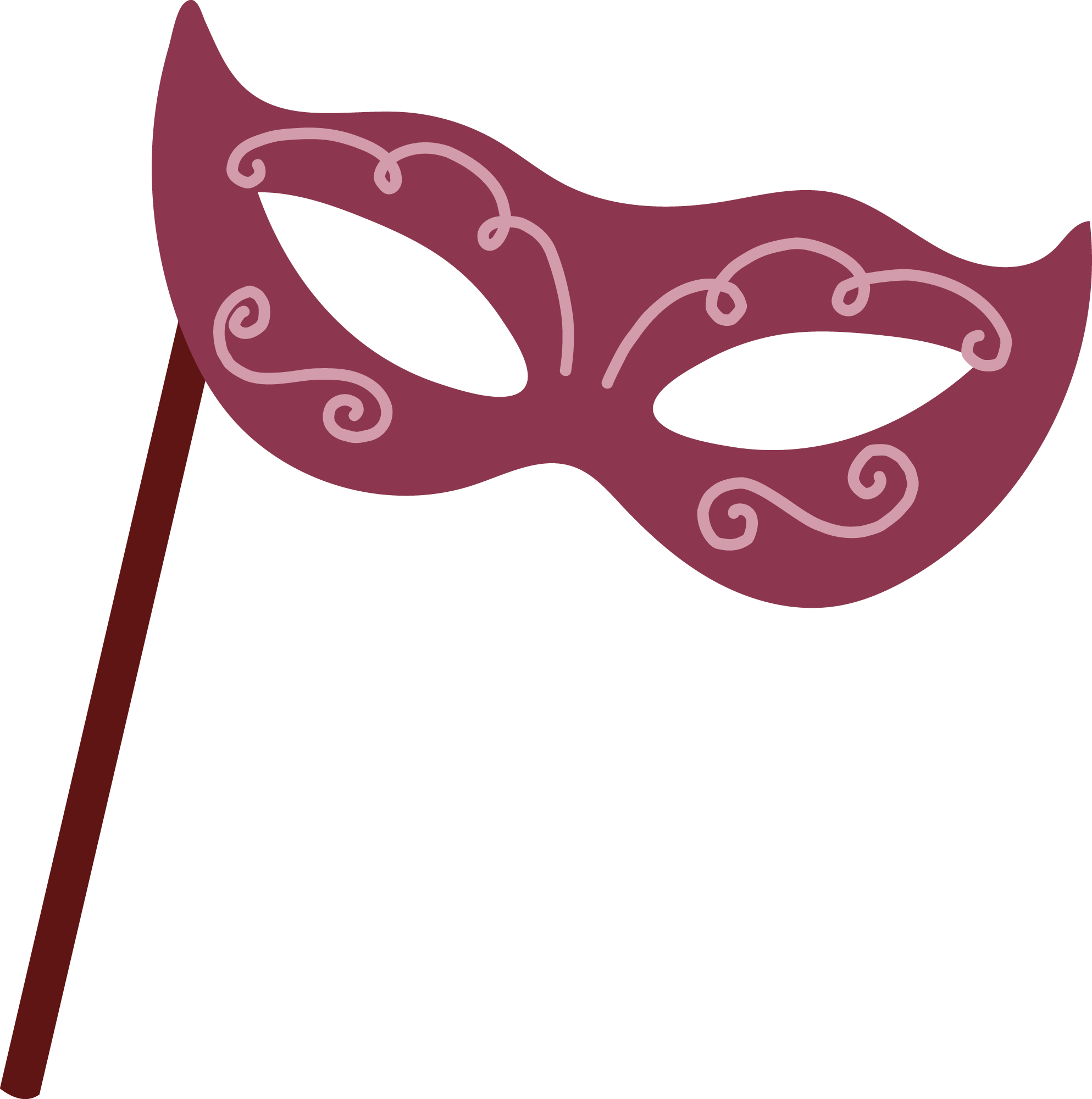Preview for Masquerade-mask-design-new-year-sticker-5ec83