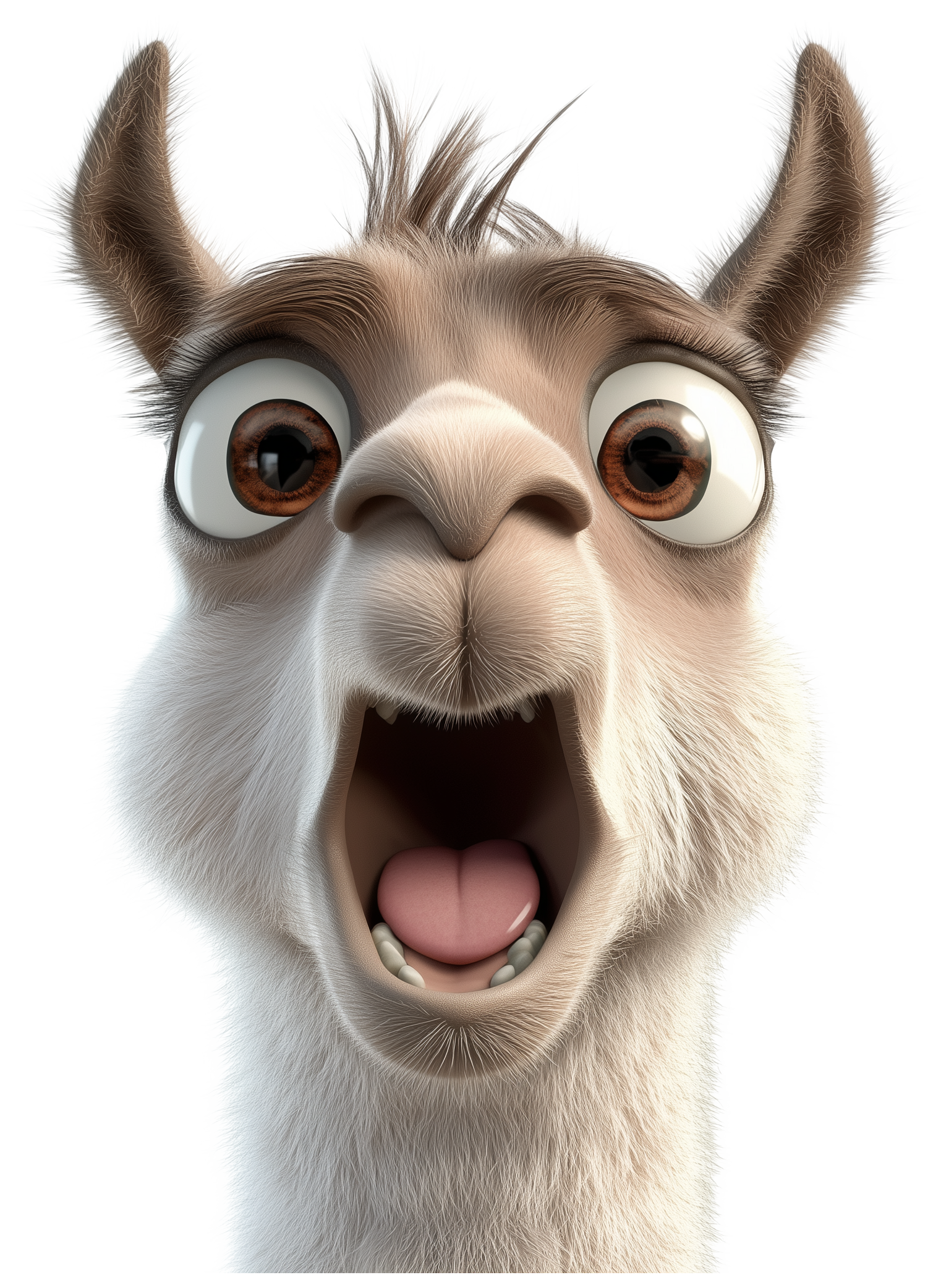 Preview for Cute Llama Emoji Sticker