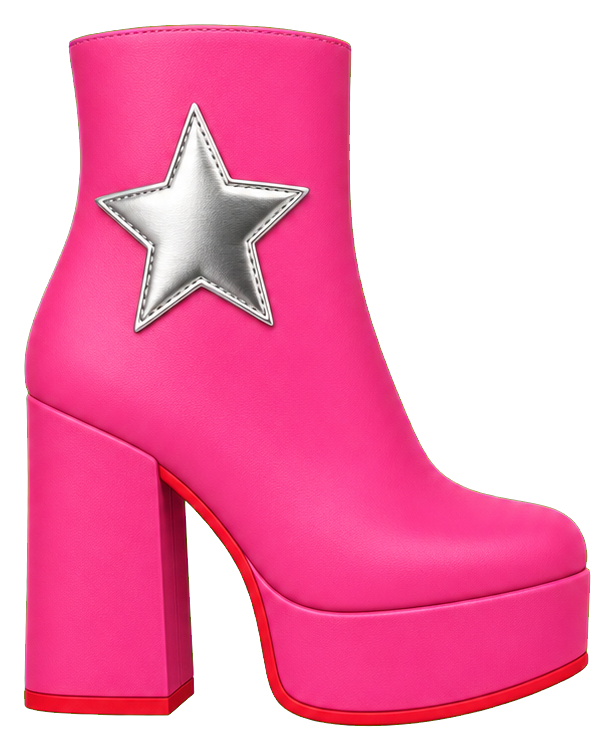 Preview for Pink Disco Boot Sticker