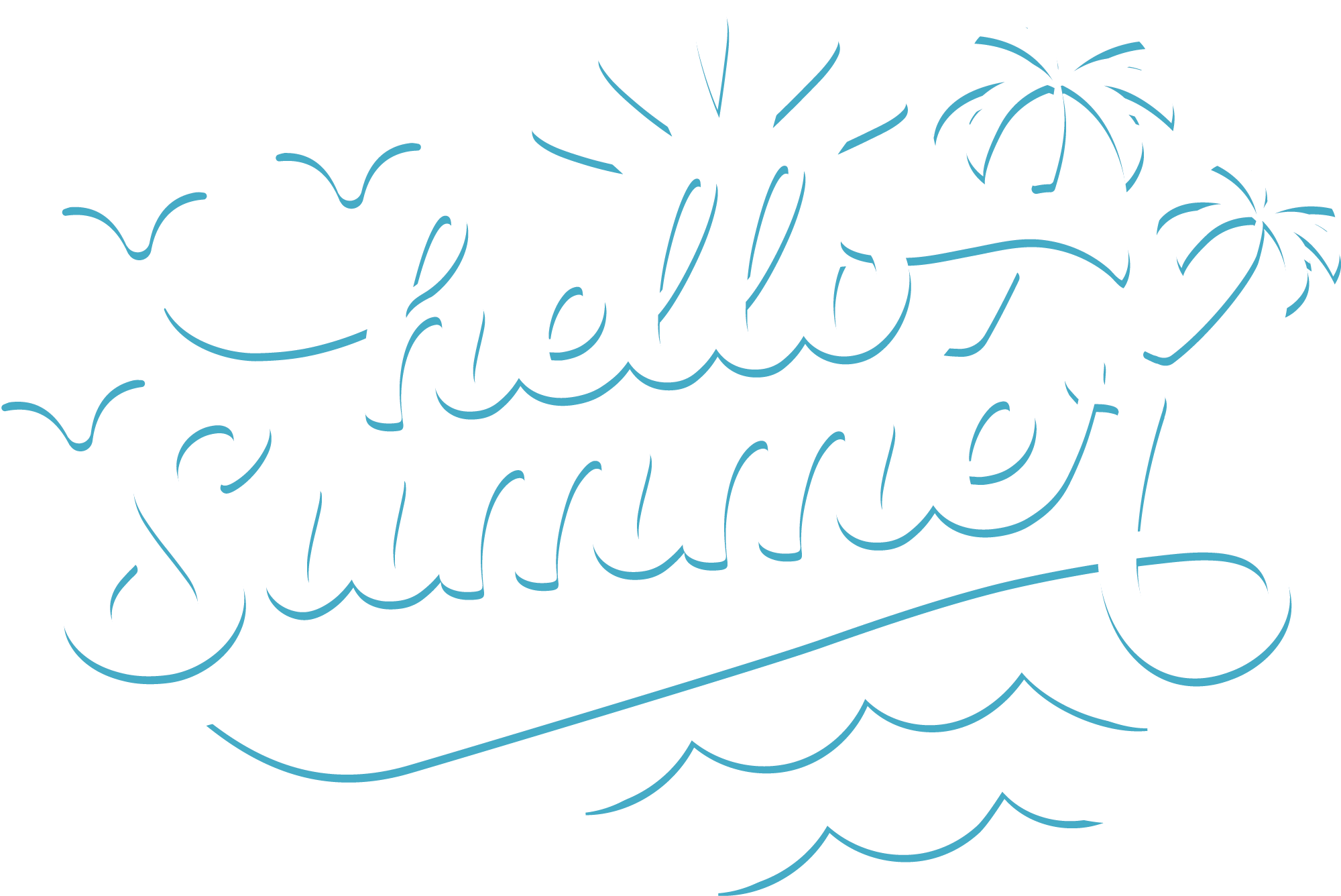 Preview for Hello-summer-greeting-sticker-04b85