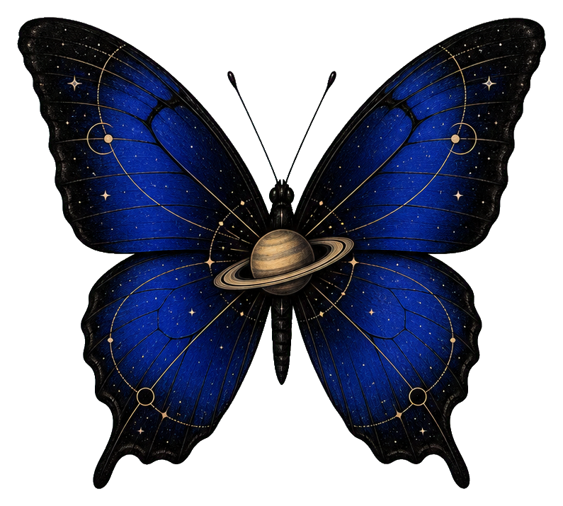 Preview for Saturn Ring Butterfly Sticker