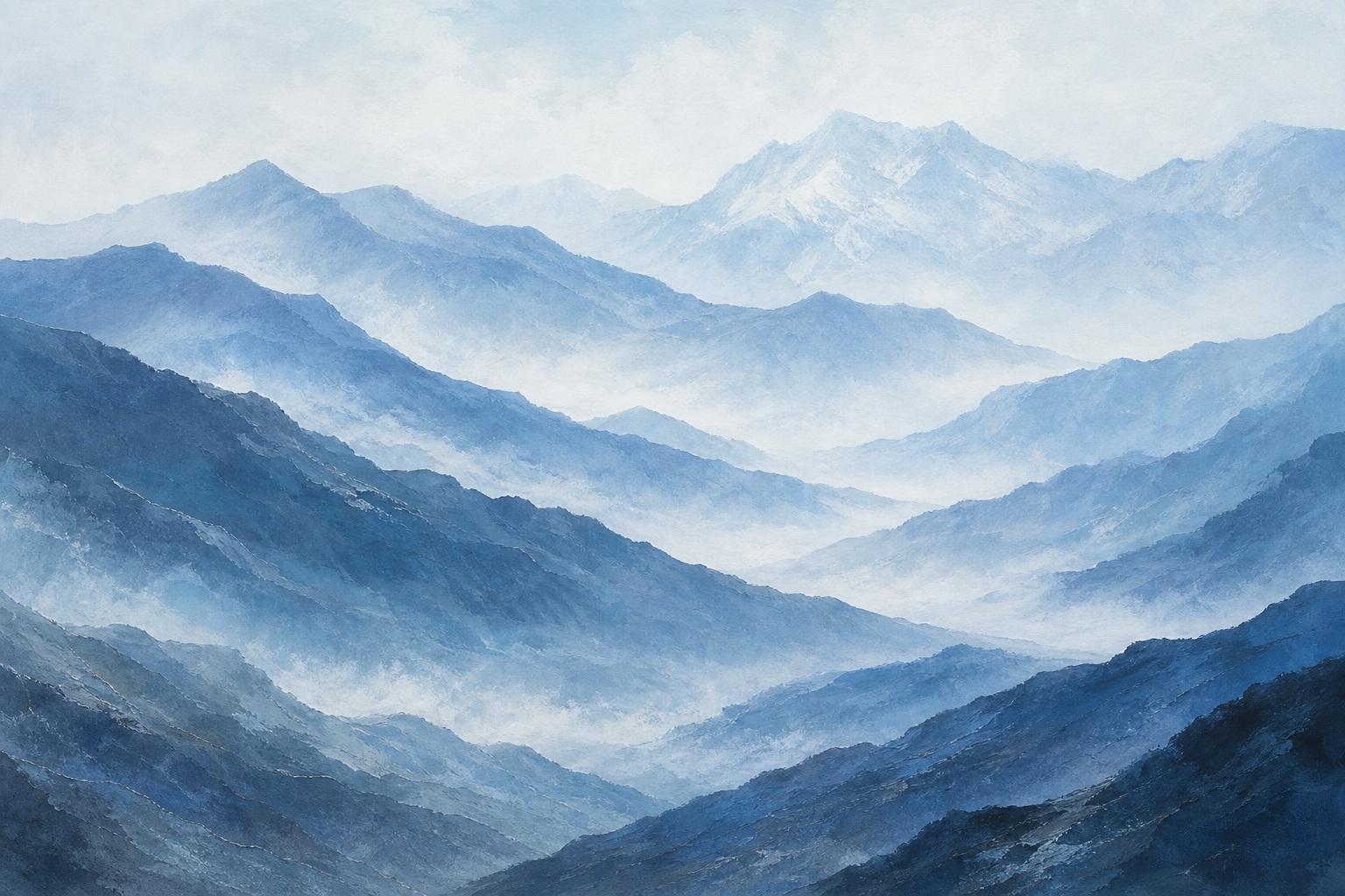 Preview for Alpine Blue Mist Band Valley Background