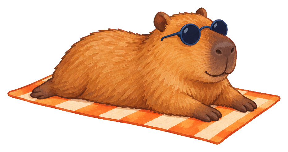 Preview for Chill Capybara Sunbather
