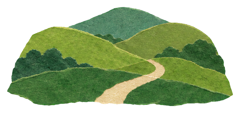 Preview for Torn Paper Landscapes Rolling Hills