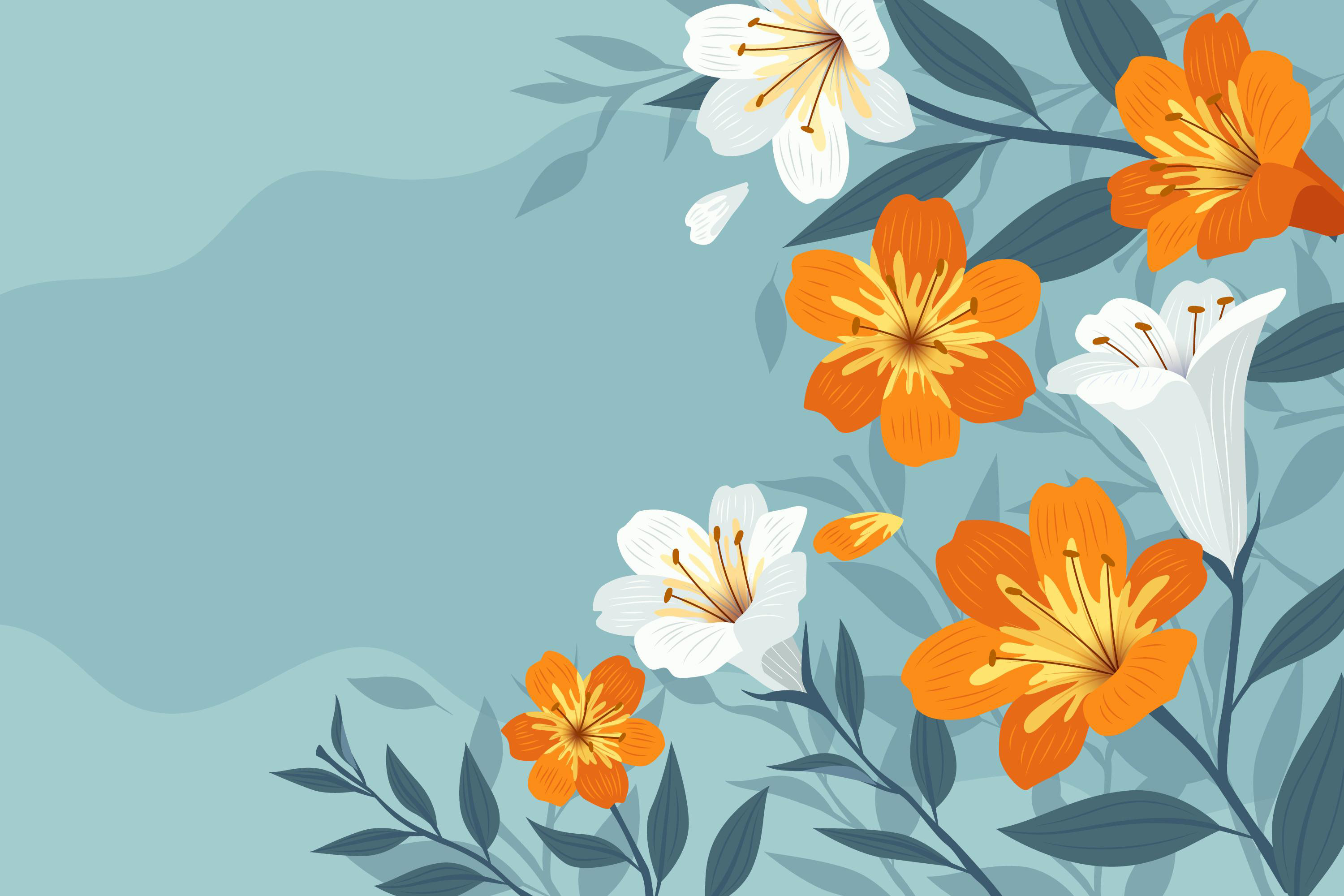 Preview for Floral-design-template-spring-background-30bfb