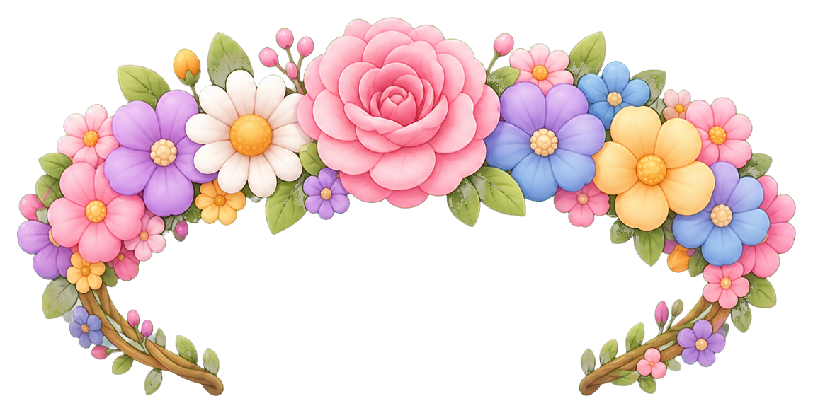 Preview for Flower Crown Sticker For Selfies And Designs
