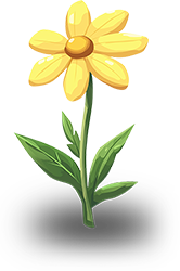 Preview for Yellow-flower-illustration-flora-sticker-ae222
