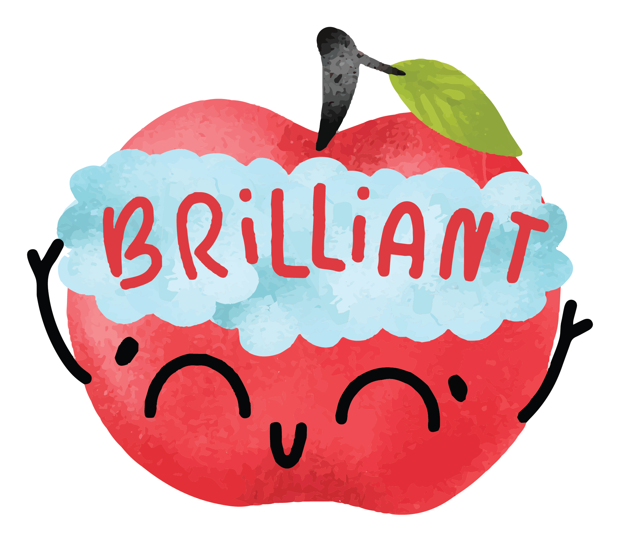 Preview for Brilliant-apple-logo-design-homework-stickers-83411
