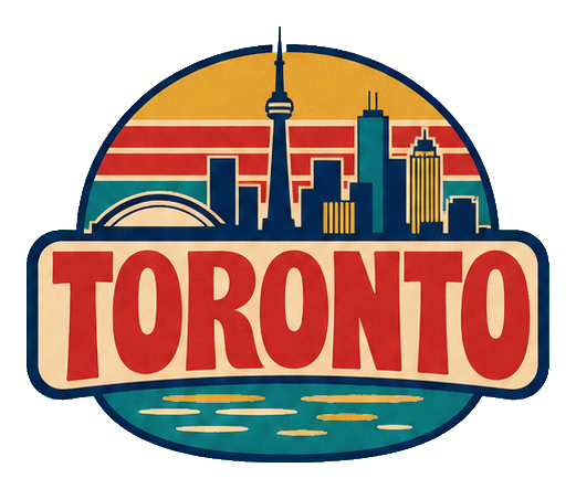 Preview for Toronto Skyline Retro Canada Sticker