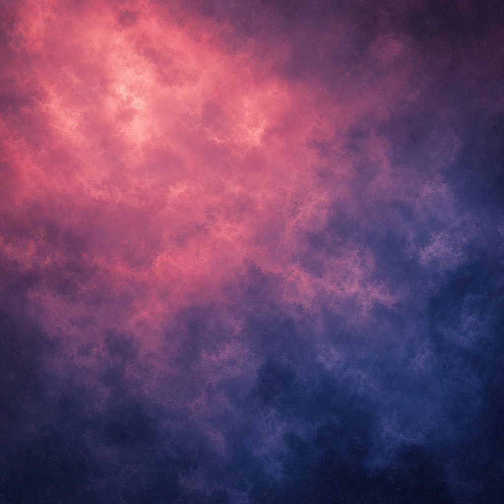 Abstract square background with rose and indigo misty vapor gradient