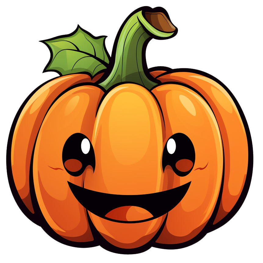 Preview for Smiling-pumpkin-cartoon-pumpkins-sticker-43306