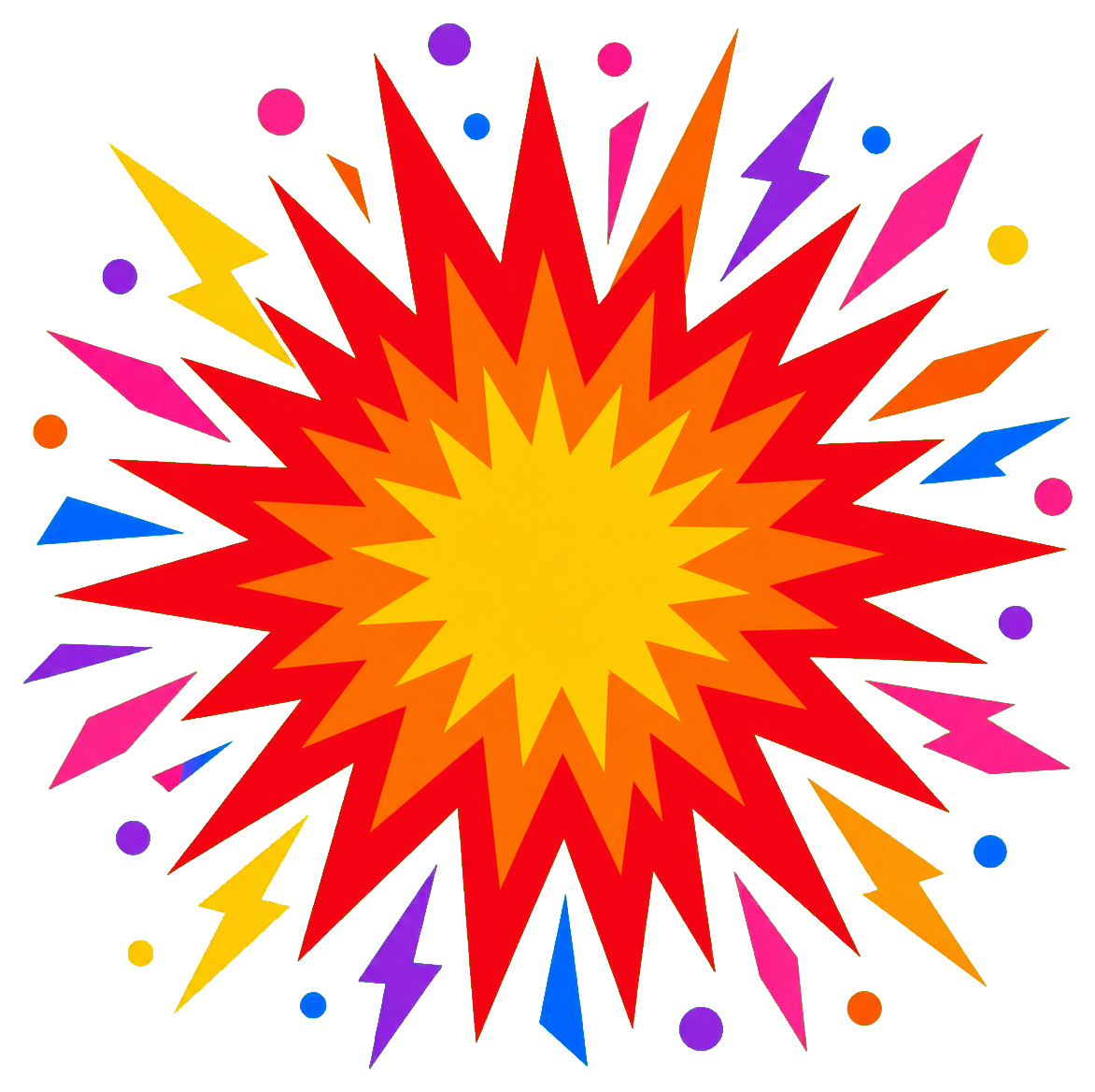 Preview for Round Firecracker Pop Stick Sticker