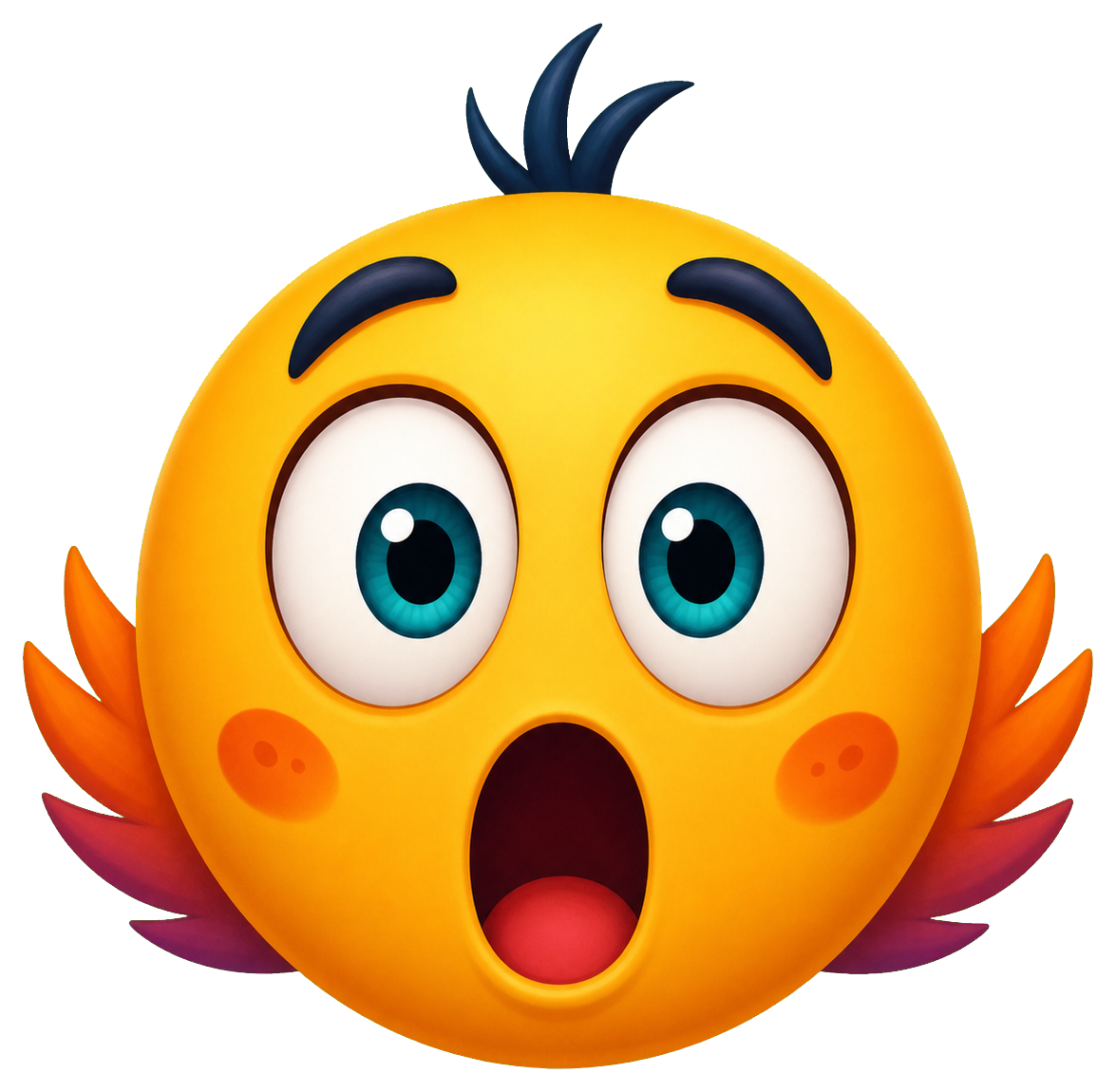 Preview for Surprised Open Mouth Face Sticker