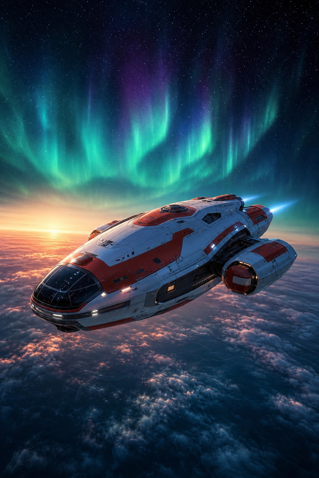 Preview for Rescue Craft Aurora Stock Background