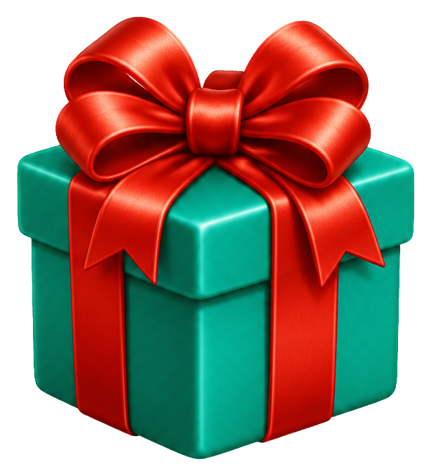Preview for 3d Christmas Ribbon Present