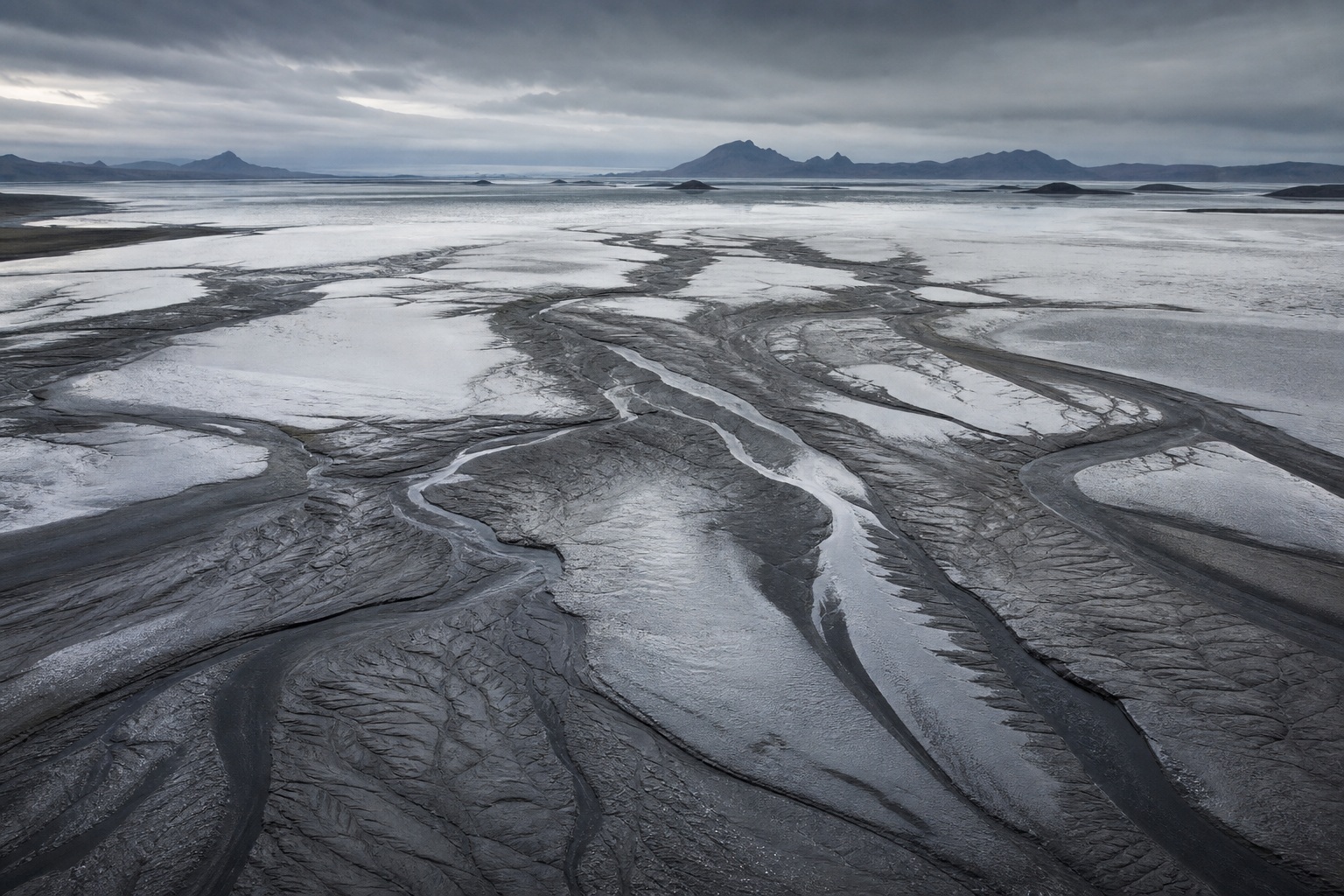 Preview for Pewter Tidal Mudflat Background