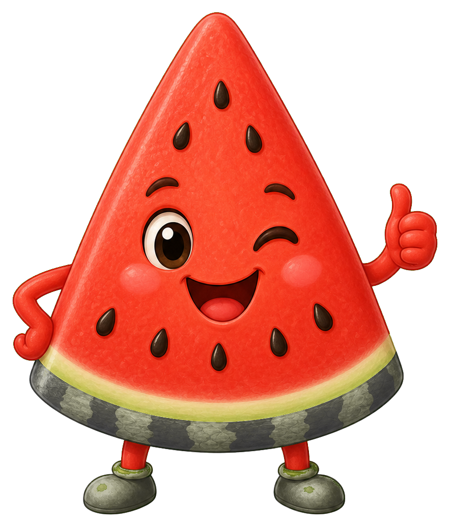 Preview for Winking Watermelon Sticker