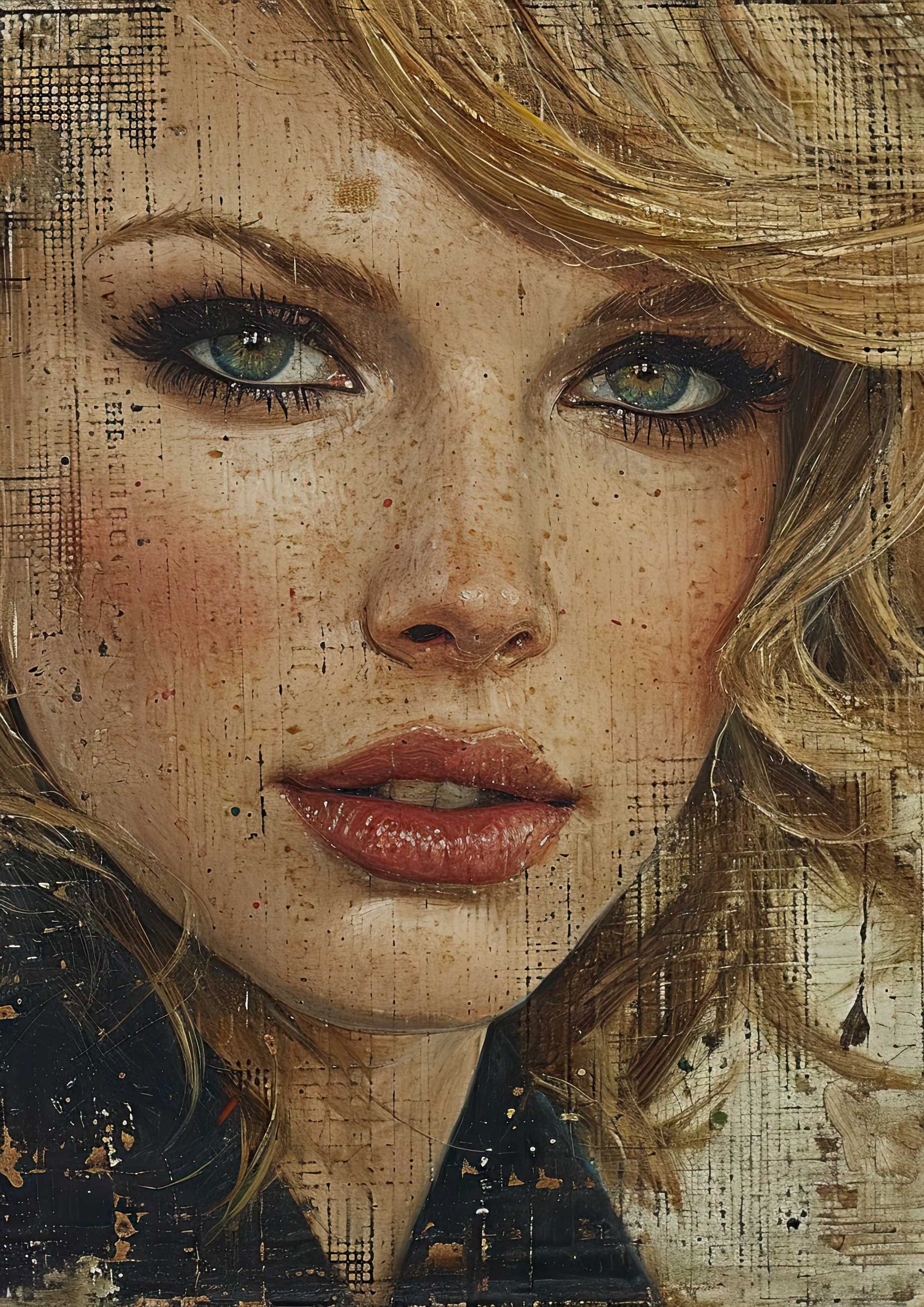 Preview for Taylor-swift-textured-portrait-celebrities-background-12a91