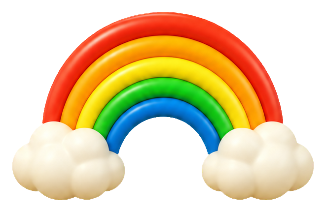 Preview for 3d Happy Weather Rainbow Arch