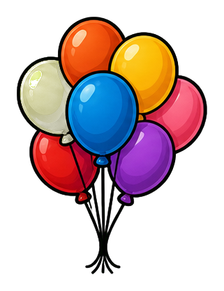Preview for Balloon Bunch Sticker