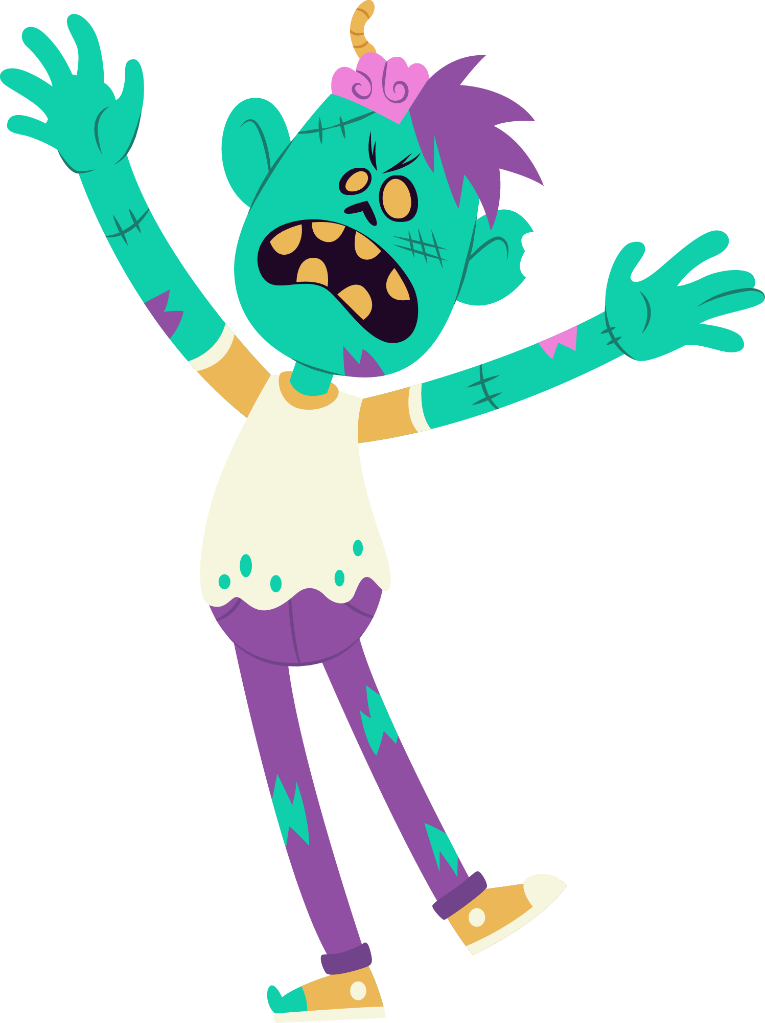 Preview for Cartoon-zombie-character-design-sticker-4af7d