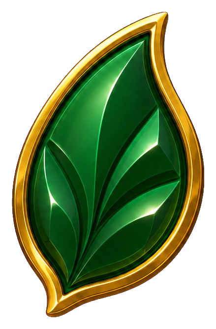 Preview for Green Leaf Glide Badge Sticker