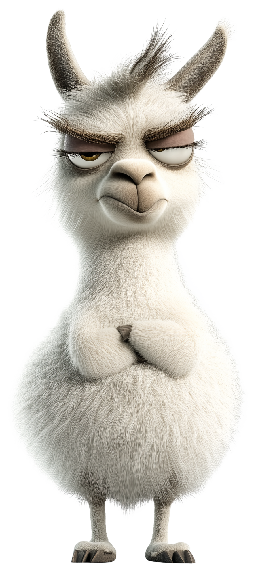 Preview for Cute Llama Emoji Sticker