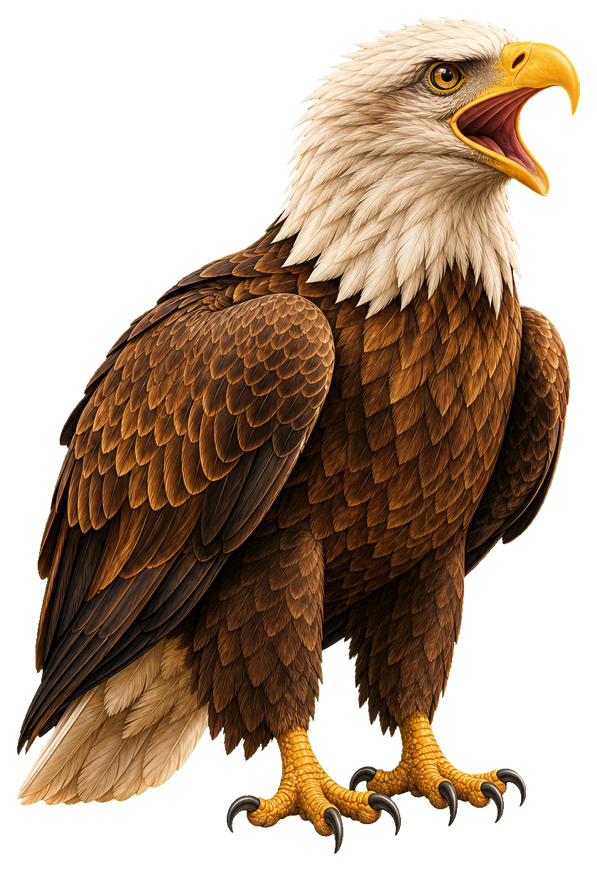 Preview for Eagle Open Beak Sticker