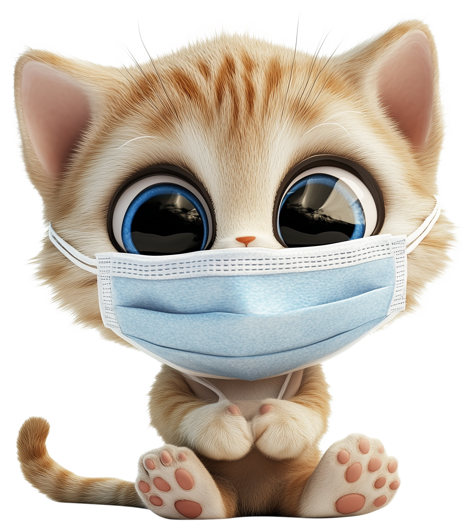 Preview for Cute Cat Emoji Sticker Graphic