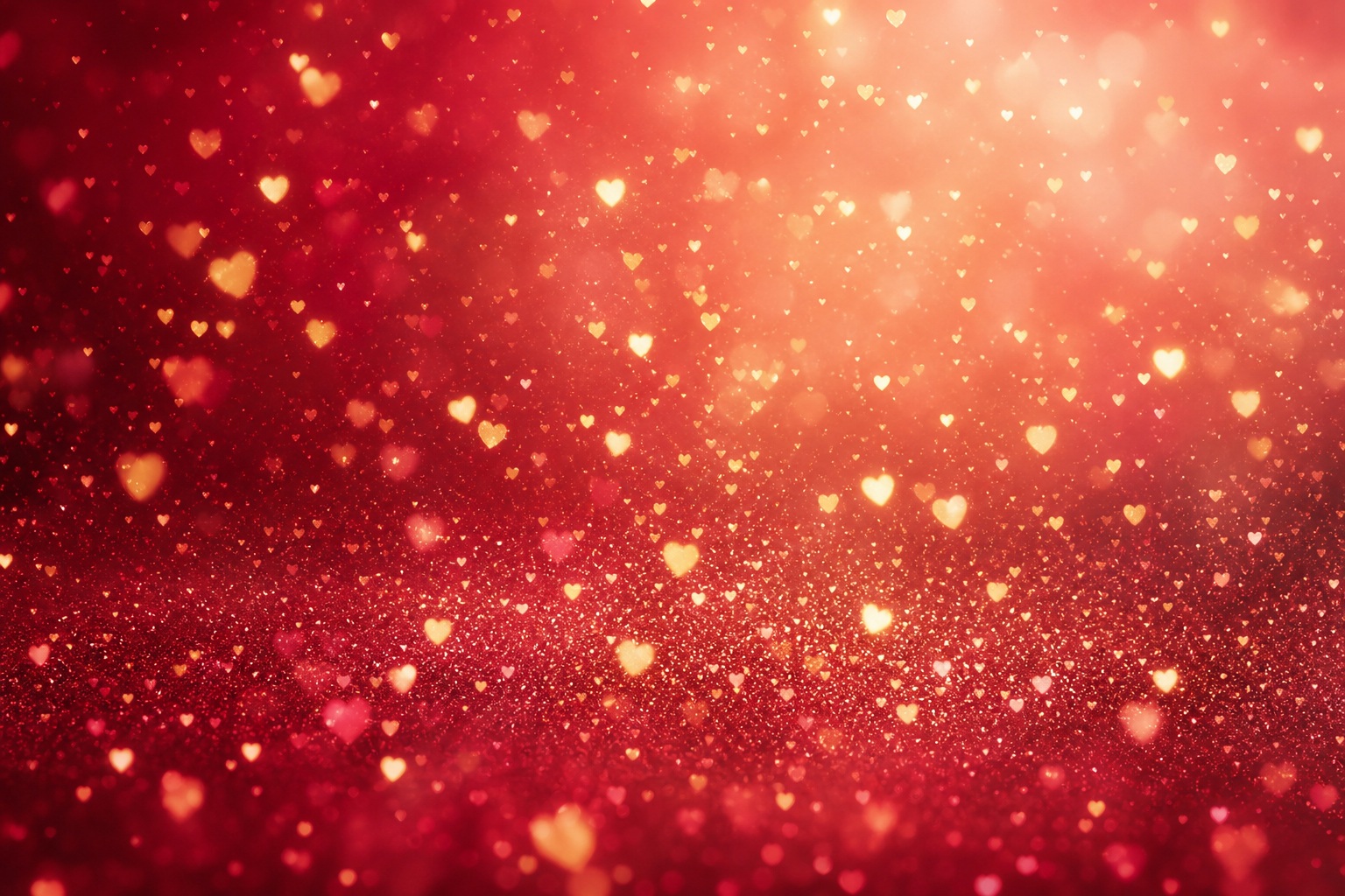 Preview for Gold Love Hearts Sparkle Background