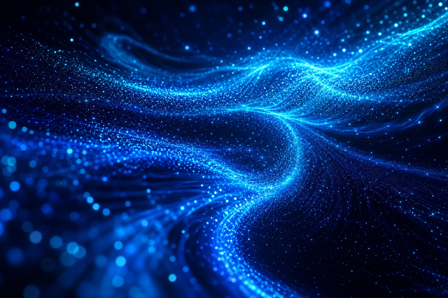 Preview for Blue Particle Current Abstract Background