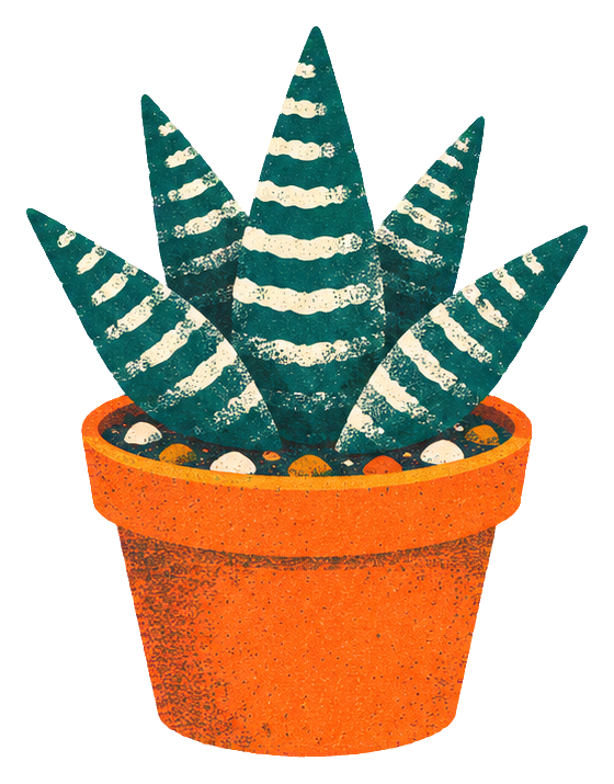 Preview for Risograph Houseplants Haworthia